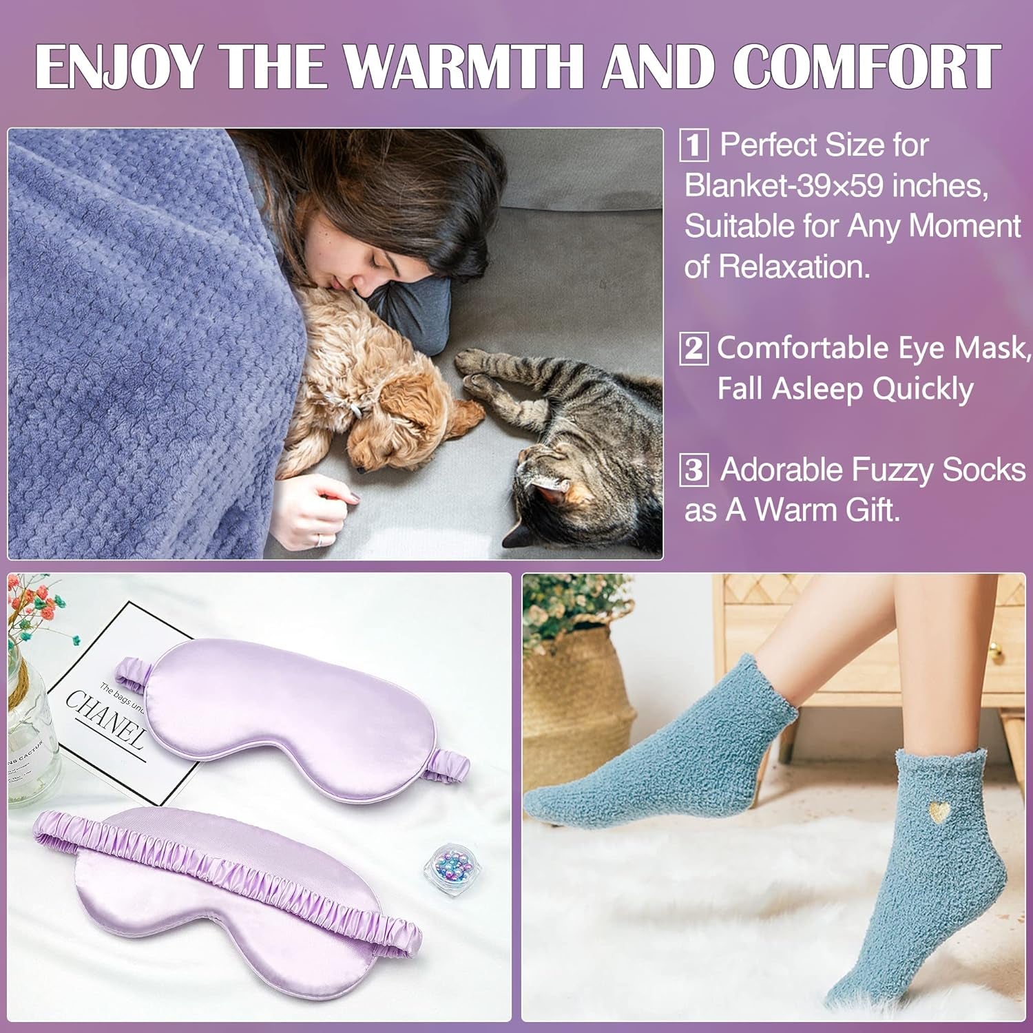 Spa Gift Baskets for Women - Spring Bath and Body Works Set, Relaxing Sympathy Box for Mom, Sister, Wife, Lover